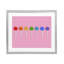 Rangée de sucettes arc-en-ciel, impression encadrée sous verre, conception par Lish Creative-1941188228-1941188230