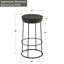 Figueiredo Upholstered Counter Stool with Metal Frame-1289077222