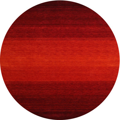 Tapis contemporain rouge