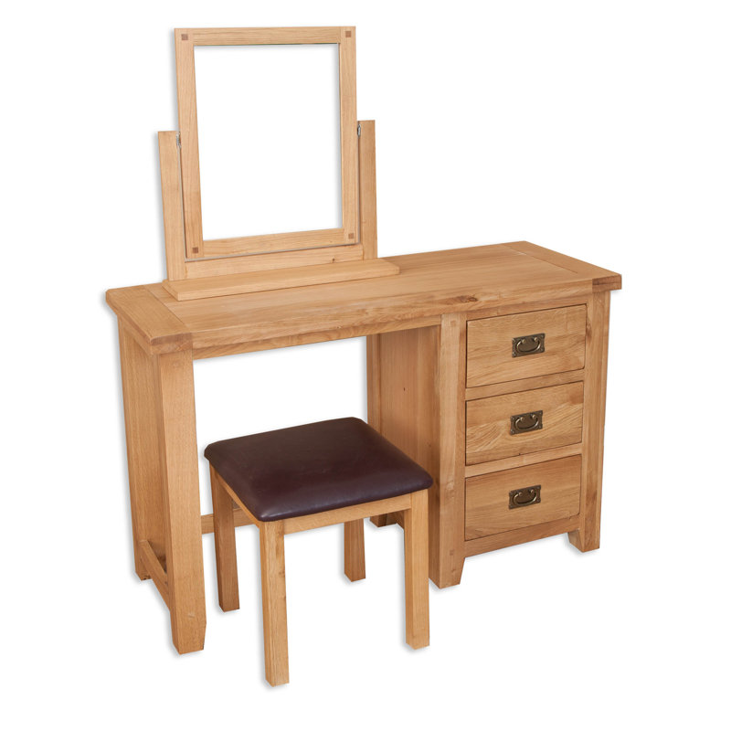 Serena Solid Wood Accent Stool