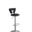 Tabouret de bar réglable à hauteur réglable en similicuir avec cadre en métal, ensemble de 2 chaises