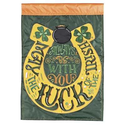 Drapeau chance des Irlandais 29 x 42
