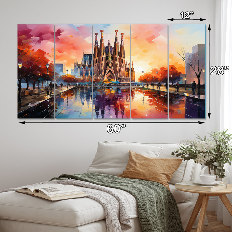 Espagne Sagrada Familia à Barcelone 5 pièces
