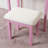 Moniys Wood Moniya Makeup Vanity Table And Stool Set, Pink-1564496851