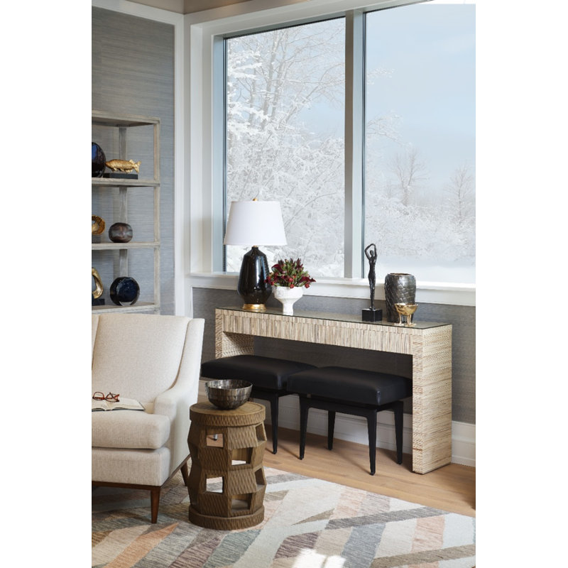 Morgan 45'' W Console Table, 31"H x 61"W x 12"D, Natural