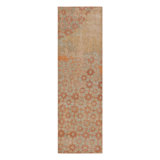Distressed Homage Floral Area Rug