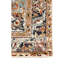 Tapis tissé à la machine médaillon ivoire 5 pi x 7 pi
