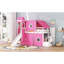 Lit mezzanine simple avec tente et tour-1354145663