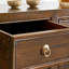 Elm Wood Cabinet with Four Drawers