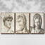 Classical Study I - Ensemble de 3 reproductions de photos sur toiles-97757233-97757234
