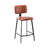 Breina Faux Leather Bar Stool with Steel Legs-1024254333