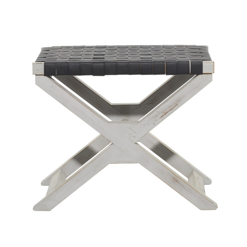 Tabouret Monika, Blanc, Noir