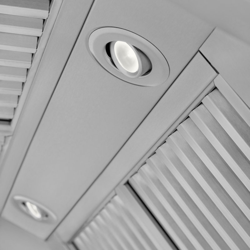 30" Professional 500 CFM Convertible Wall Mount Range Hood in Stainless Steel