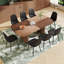 Ensemble de table de salle à manger à double caisson-112473208-112473209