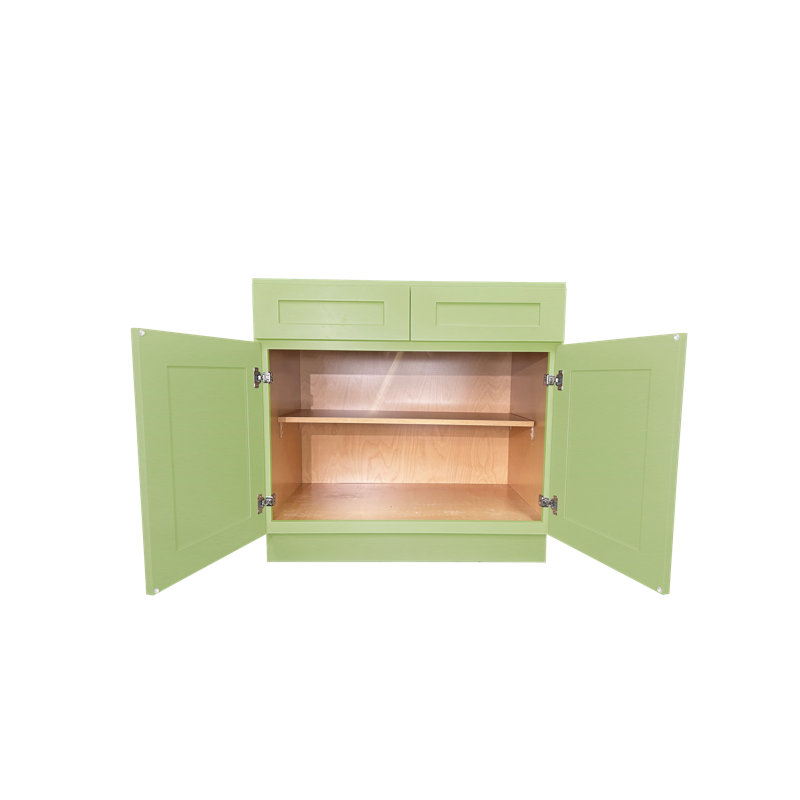 36 Inch Kitchen Base Cabinet - Shaker Style, 33"