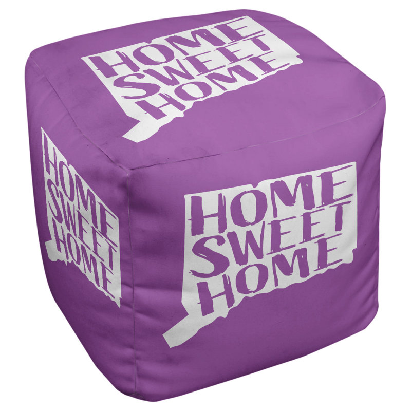 Repose-pieds à cubes connecticut the home, Violet