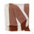 Brown/White Striped
