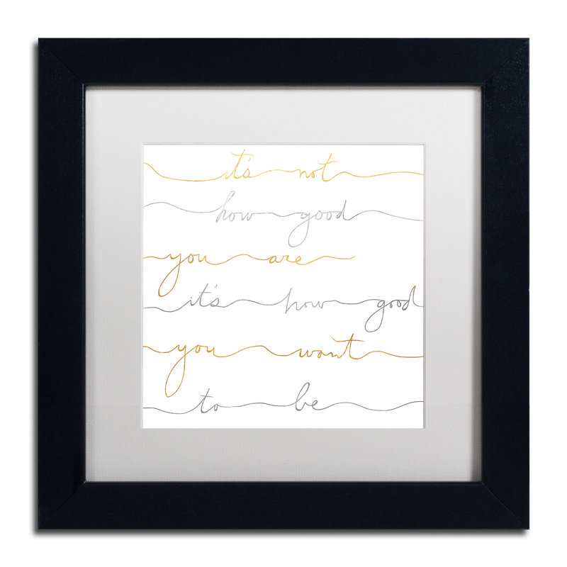 " How Good Silver And Gold " by Lisa Powell Braun, White, 11" H x 11" W x 0.5" D