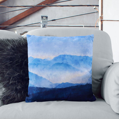 Mountain Sky Cushion with Filling
