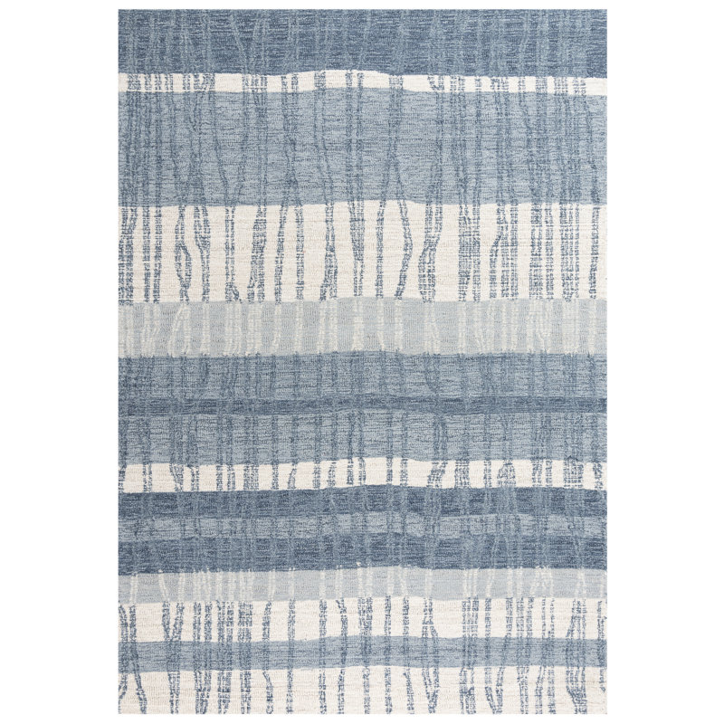 Palominas Performance Wool Striped Indoor Rug, Rectangle 7'9" x 9'9"