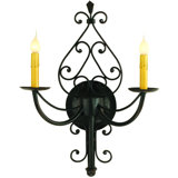Fleur De Lis 2 - Light Candle Wall Light