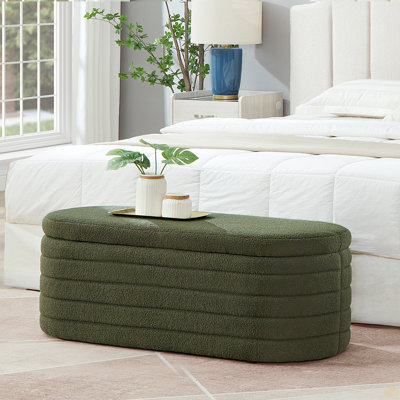 Banc de rangement avec repose-pieds Skandar