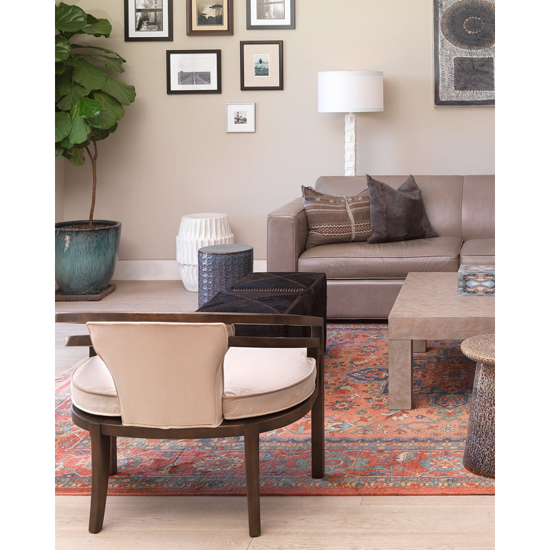 Square Ottoman, Espresso