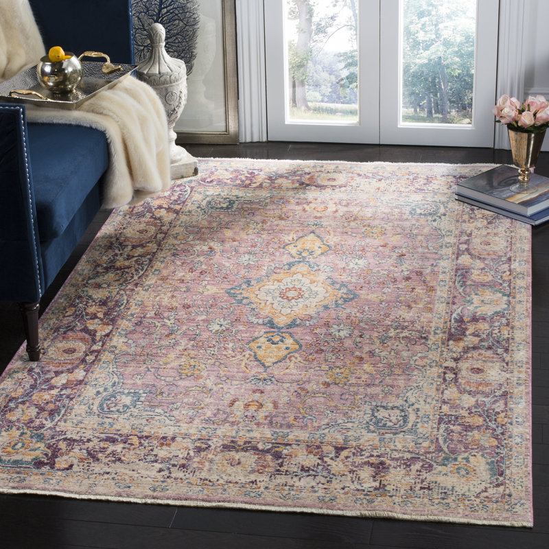 Auerbach Oriental Viscose Area Rug, Rectangle 183 x 274 cm