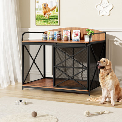 Cage pour chien de style mobilier
