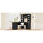 Bureau d'ordinateur en L avec rangement spacieux, noir élégant, 65 po de large, idéal pour le bureau, le salon ou le bureau