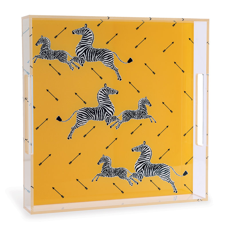 Scalamandre Tray, Yellow