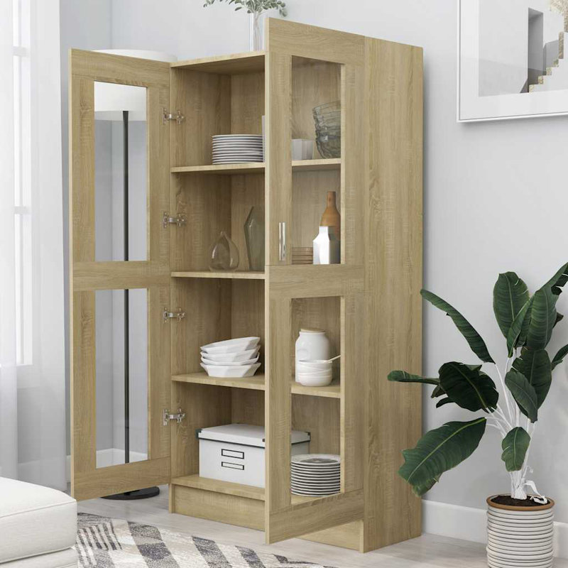 Jucel Bookcase, Sonoma Oak