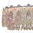 Pink Glass Crystal Chandelier With Built-in Led Lights Modern Drum-shaped Chandelier