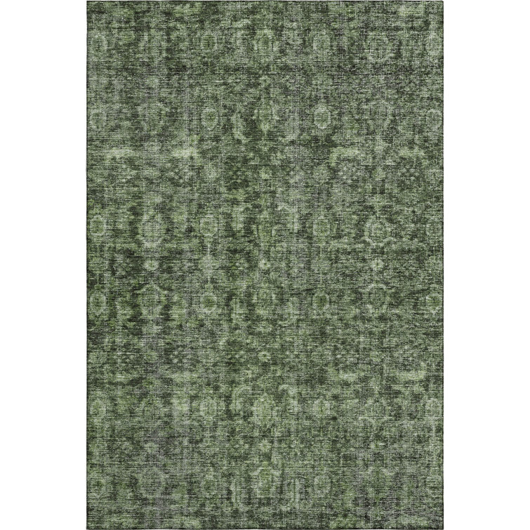 Premium Machine Washable Ducote AMF1145 Damask Rug