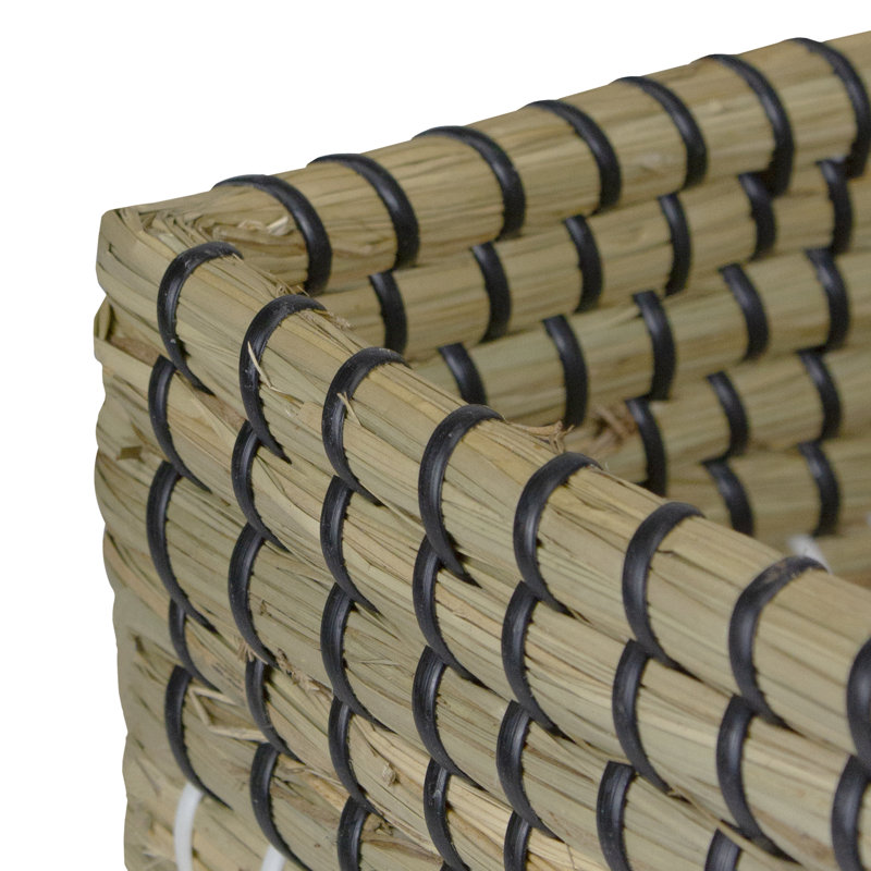 Panier de 12,5 po tissé brun