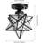 Jobanny 7.68'' Moravian Star Semi Flush Mount
