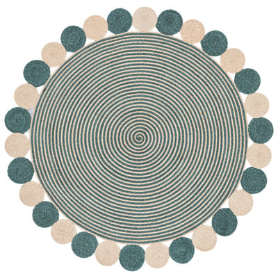 Braided Hand Woven No Pattern Indoor Rug