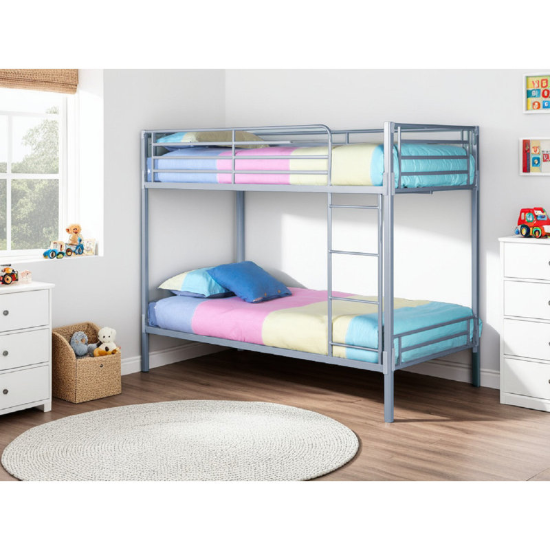Akerley Brook Standard Bunk Bed, Silver, Single (3')