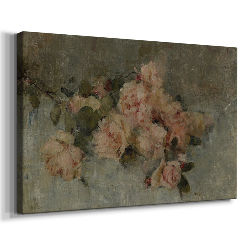 «Vintage Botanical - CXV» sur toile, H 13 po x l 19 po x P 1,5 po, Toile tendue