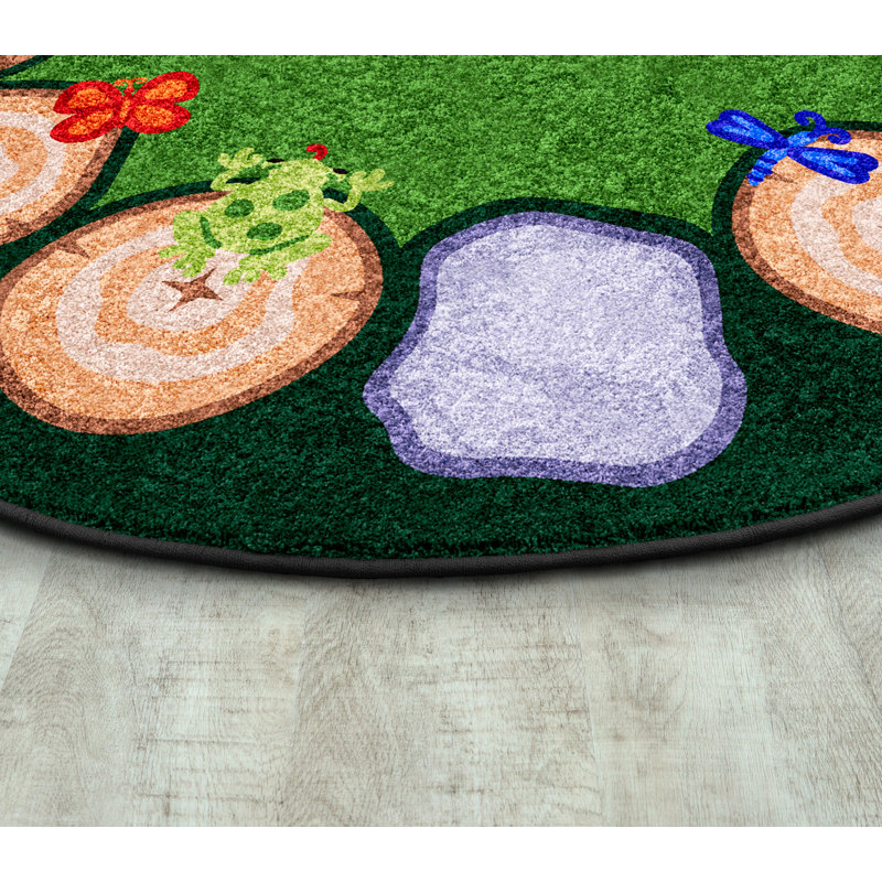 Tapis Stumped by Joy Carpets, Rond 7 pi 7 po