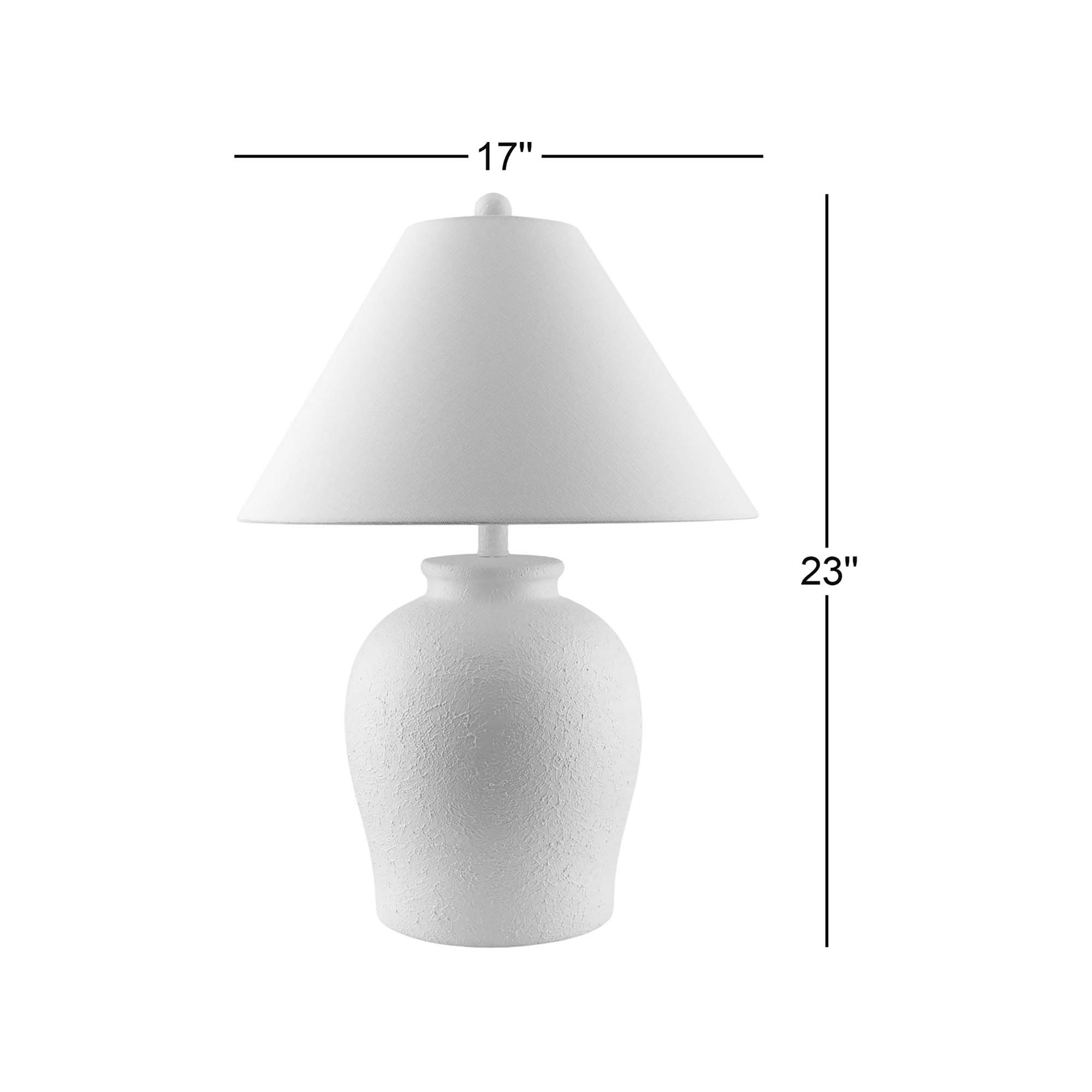 Chemise Ceramic Table Lamp, Black, Classic Linen