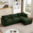 Modular Sectional Sofa, 102 Inch L Shaped Couch Set For Living Room, 3-Seater Comfy Cloud Couches With Movable Ottoman, DIY Combination, Chenille-1766606737