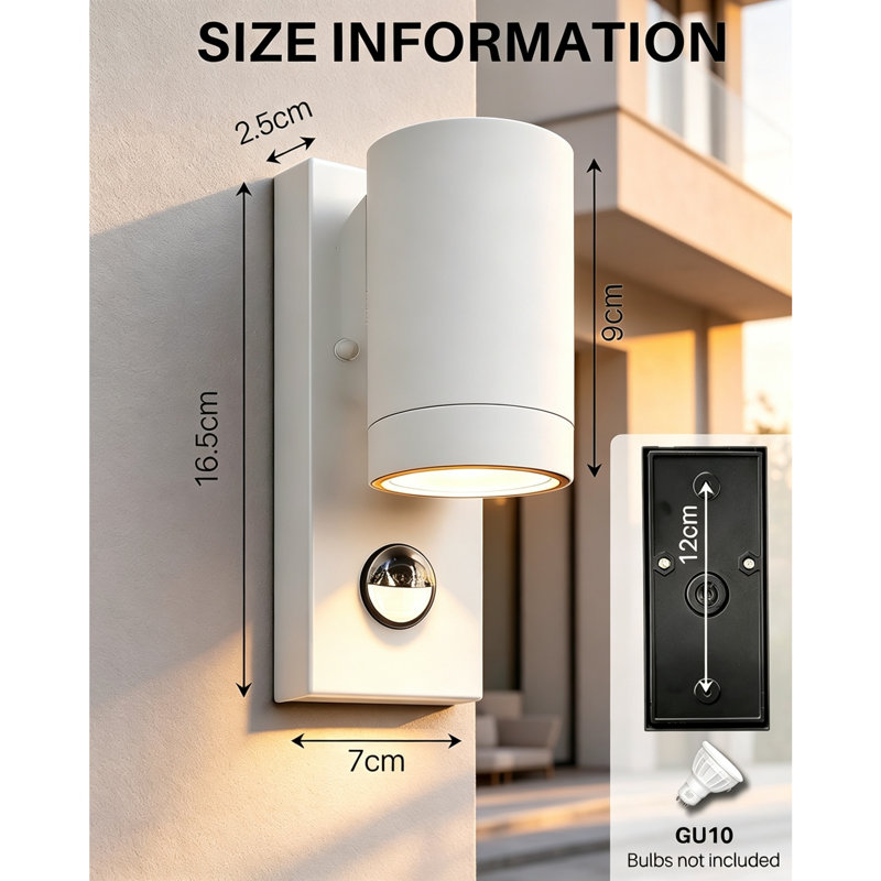 White Outdoor Sconce