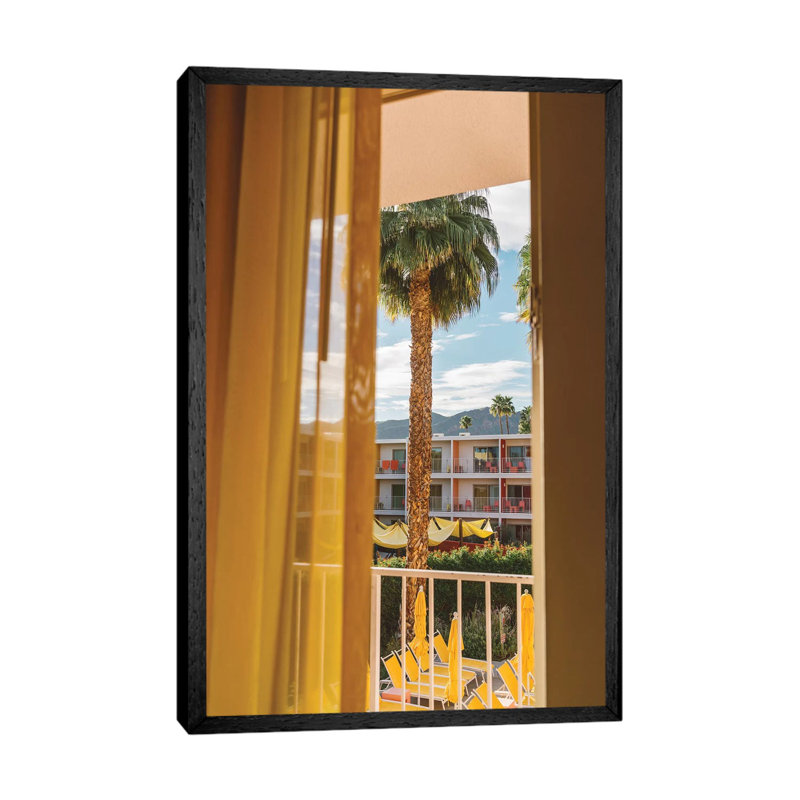 Palm Springs Dreams by Bethany Young - Print on Canvas, Black Framed, 66.04cm H x 45.72cm W x 3.81cm D