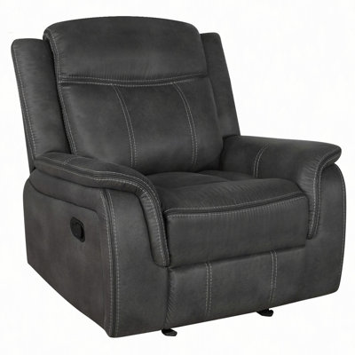 Franklin Upholstered Padded Arm Glider Recliner
