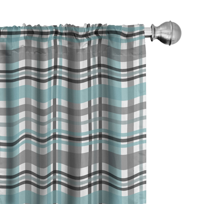 Rideaux 4 panneaux East Urban Home, L 56 po x L 95 po