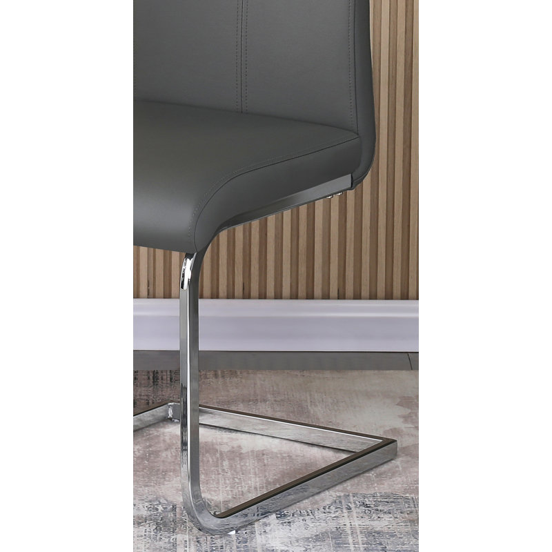 Asheboro 48cm H Upholstered Metal A-Frame Sign Holder, Grey