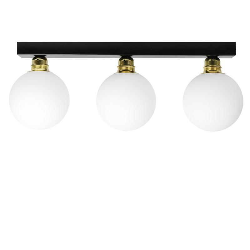 Ruithero 48cm 3 -Light Track Kit, Brass/Black