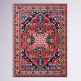 Chenard Oriental Red/Beige Area Rug