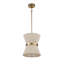 Luminaires suspendus en rotin 2 lumières